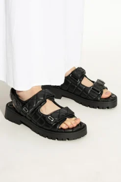 Marc Jacobs BLACK "Sunny" sandals