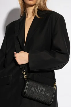 Marc Jacobs BLACK ‘The Mini Bag’ leather shoulder bag