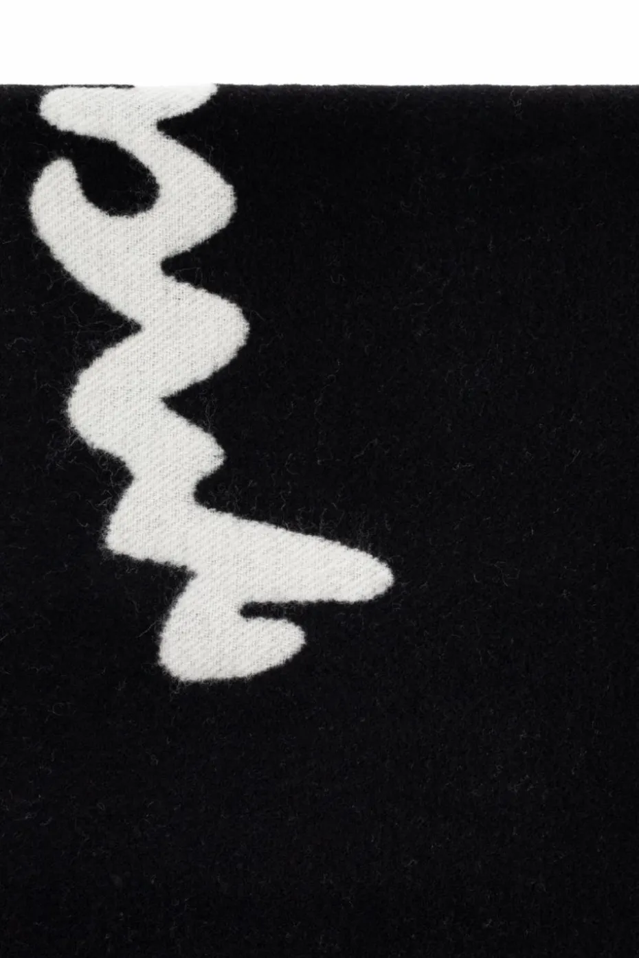 Marc Jacobs BLACK Wool scarf