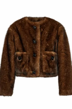 Marc Jacobs BROWN Faux fur