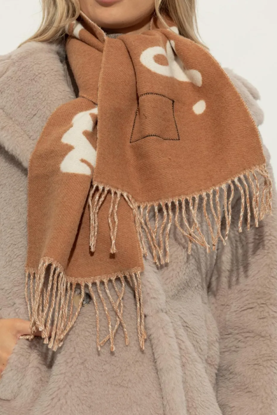 Marc Jacobs BROWN Wool scarf