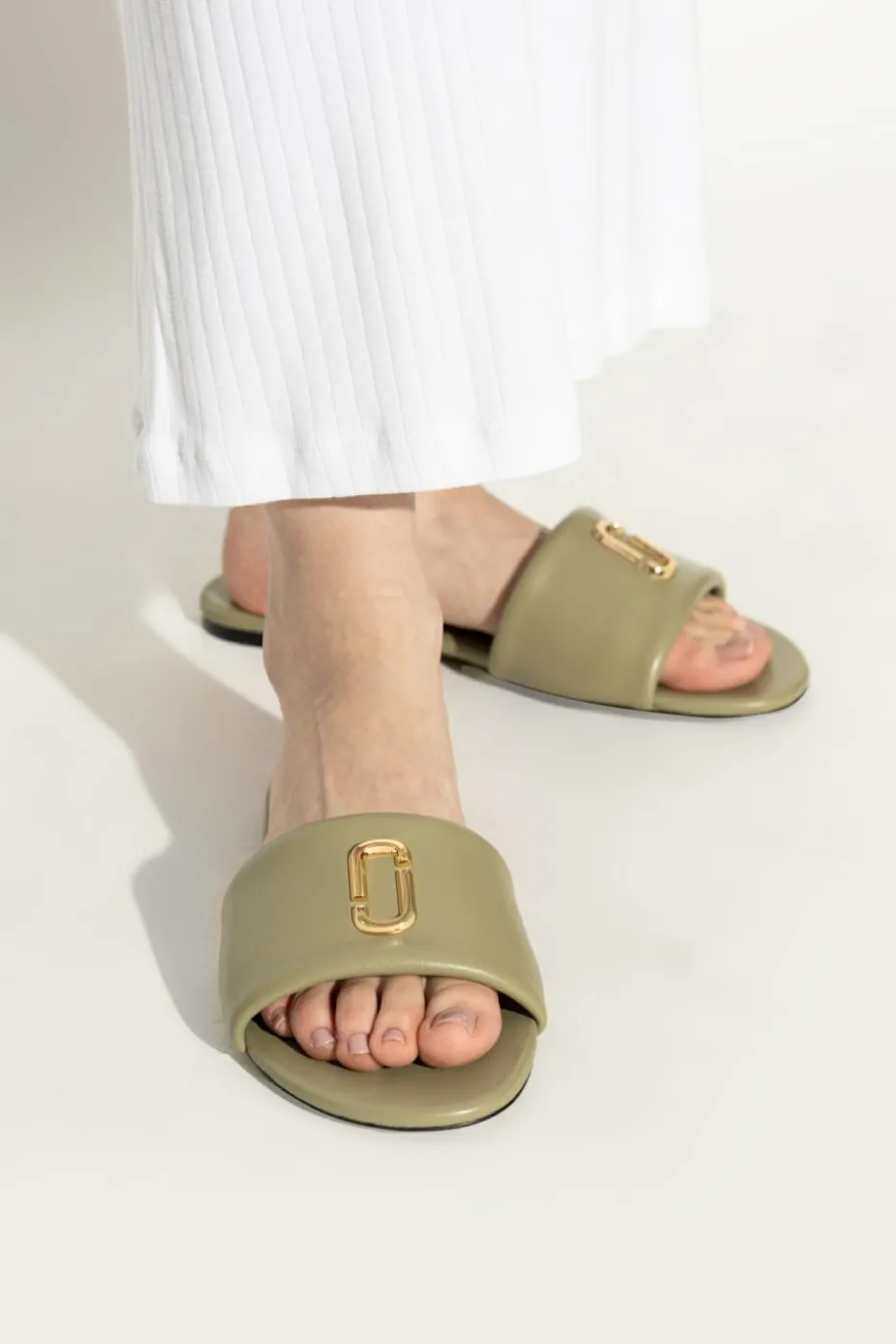Marc Jacobs GREEN Slides `The Snapshot`