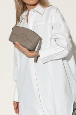 Marc Jacobs GREY Cosmetic bag with logo