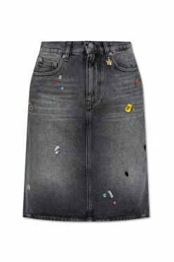 Marc Jacobs GREY Denim skirt