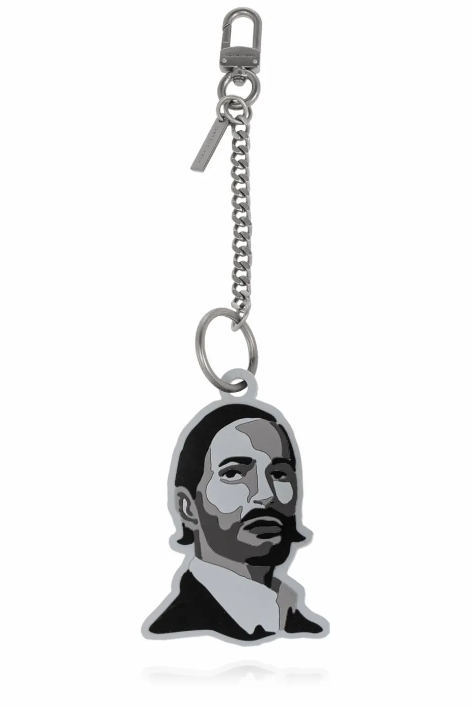 Marc Jacobs GREY Keychain with charm