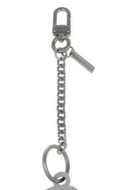 Marc Jacobs GREY Keychain with charm