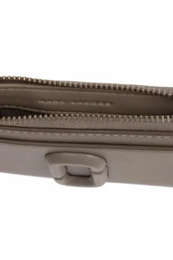Marc Jacobs GREY Leather wallet ‘The J Marc’