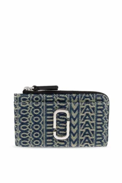 Marc Jacobs NAVY BLUE Card case with monogram