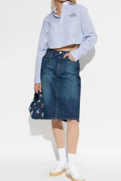 Marc Jacobs NAVY BLUE Denim skirt