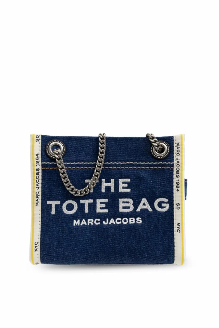 Marc Jacobs NAVY BLUE ‘The Tote’ bag in ‘shopper’ style