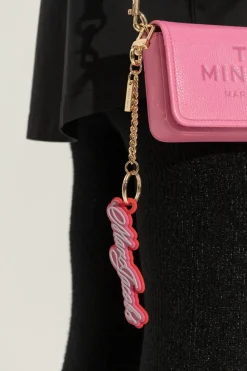 Marc Jacobs PINK Keychain with logo