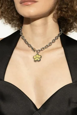 Marc Jacobs SILVER Necklace with pendant