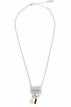 Marc Jacobs SILVER Necklace with charms