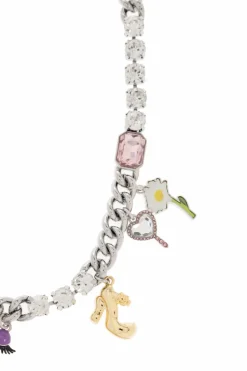 Marc Jacobs SILVER Necklace with pendants