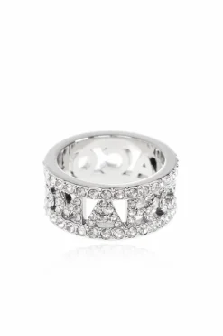 Marc Jacobs SILVER Ring with logo