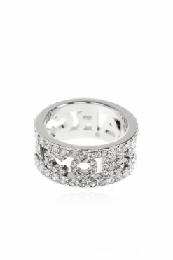 Marc Jacobs SILVER Ring with logo
