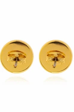 Marc Jacobs WHITE Button-shaped earrings