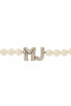 Marc Jacobs WHITE Necklace with logo
