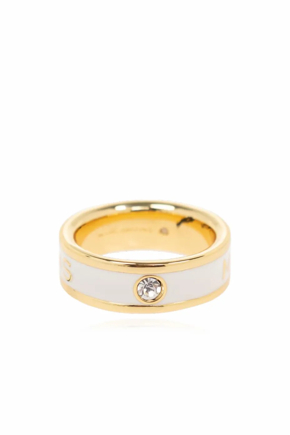 Marc Jacobs WHITE Ring with logo