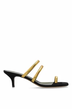 Maria Luca GOLD Heeled mules