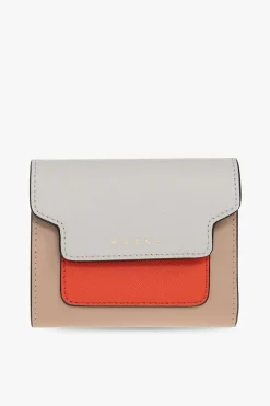 Marni beige Leather wallet