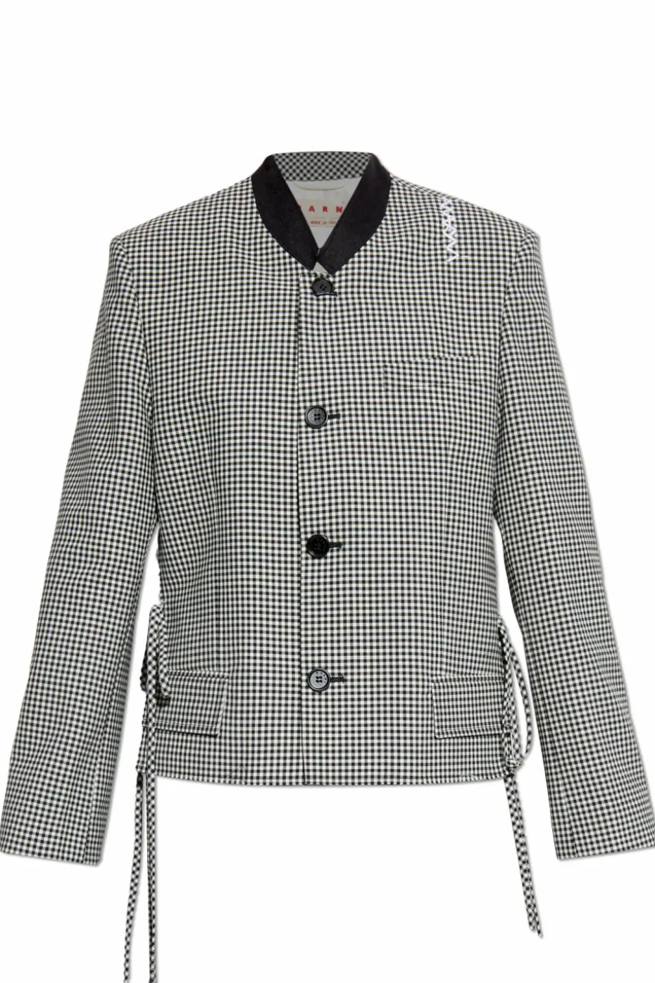 Marni BLACK Blazer with vintage effect
