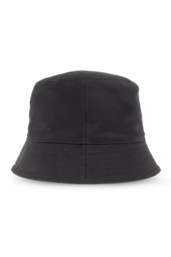 Marni BLACK Bucket hat with logo
