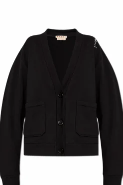 Marni BLACK Cardigan with pockets