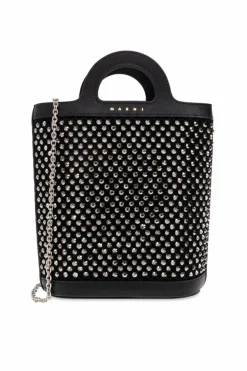 Marni BLACK Handbag Tropicalia Nano