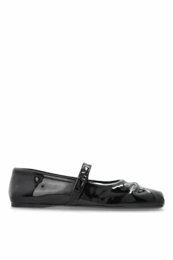 Marni BLACK Leather ballet flats