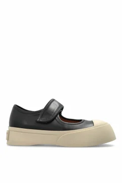 Marni BLACK Leather shoes Mary Jane