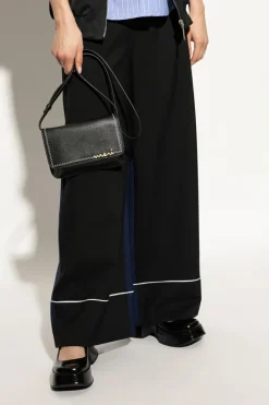 Marni BLACK Leather shoulder bag