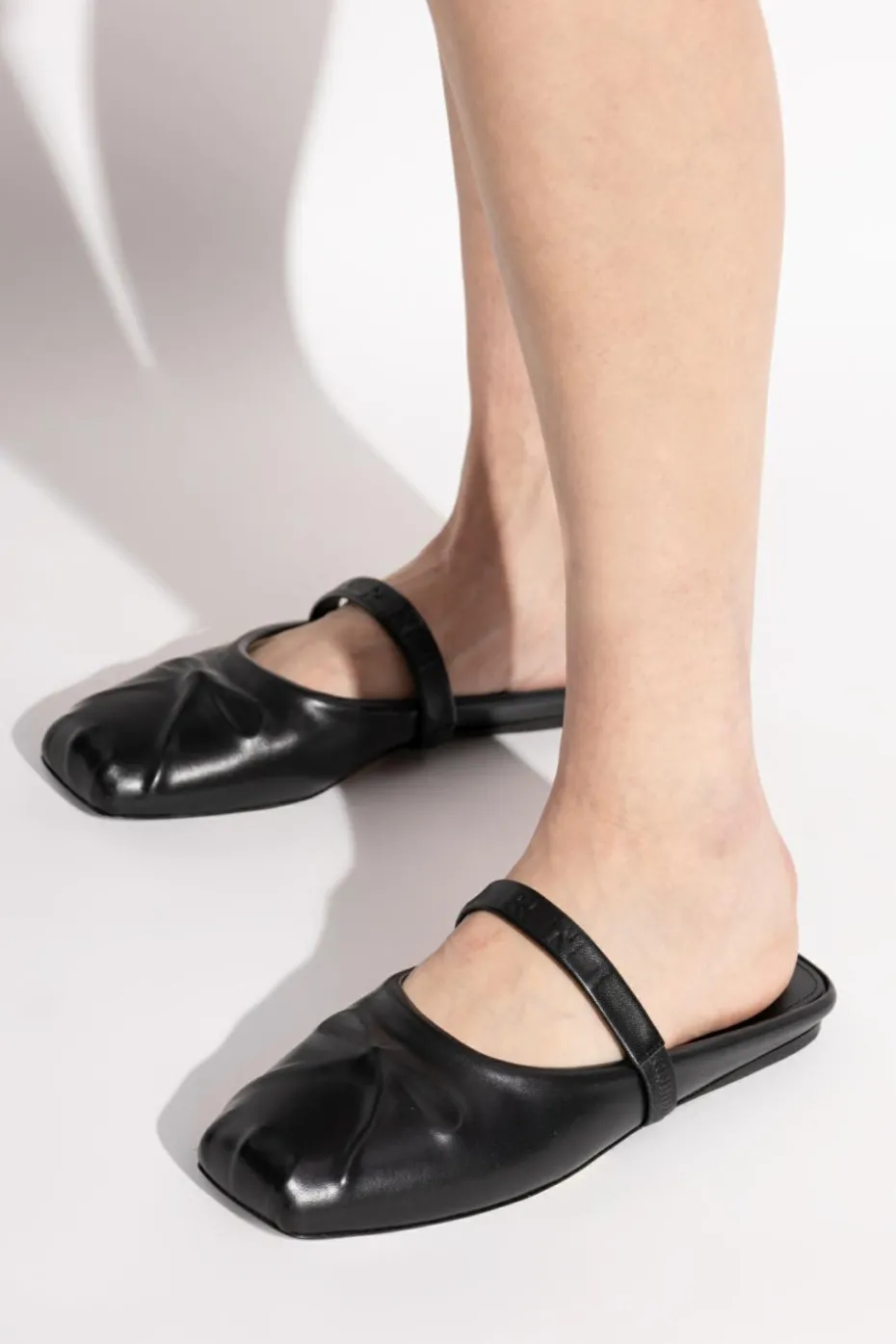 Marni BLACK Leather slides