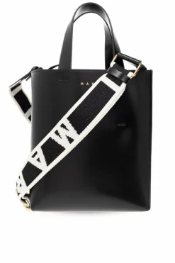 Marni BLACK Shoulder bag with logo