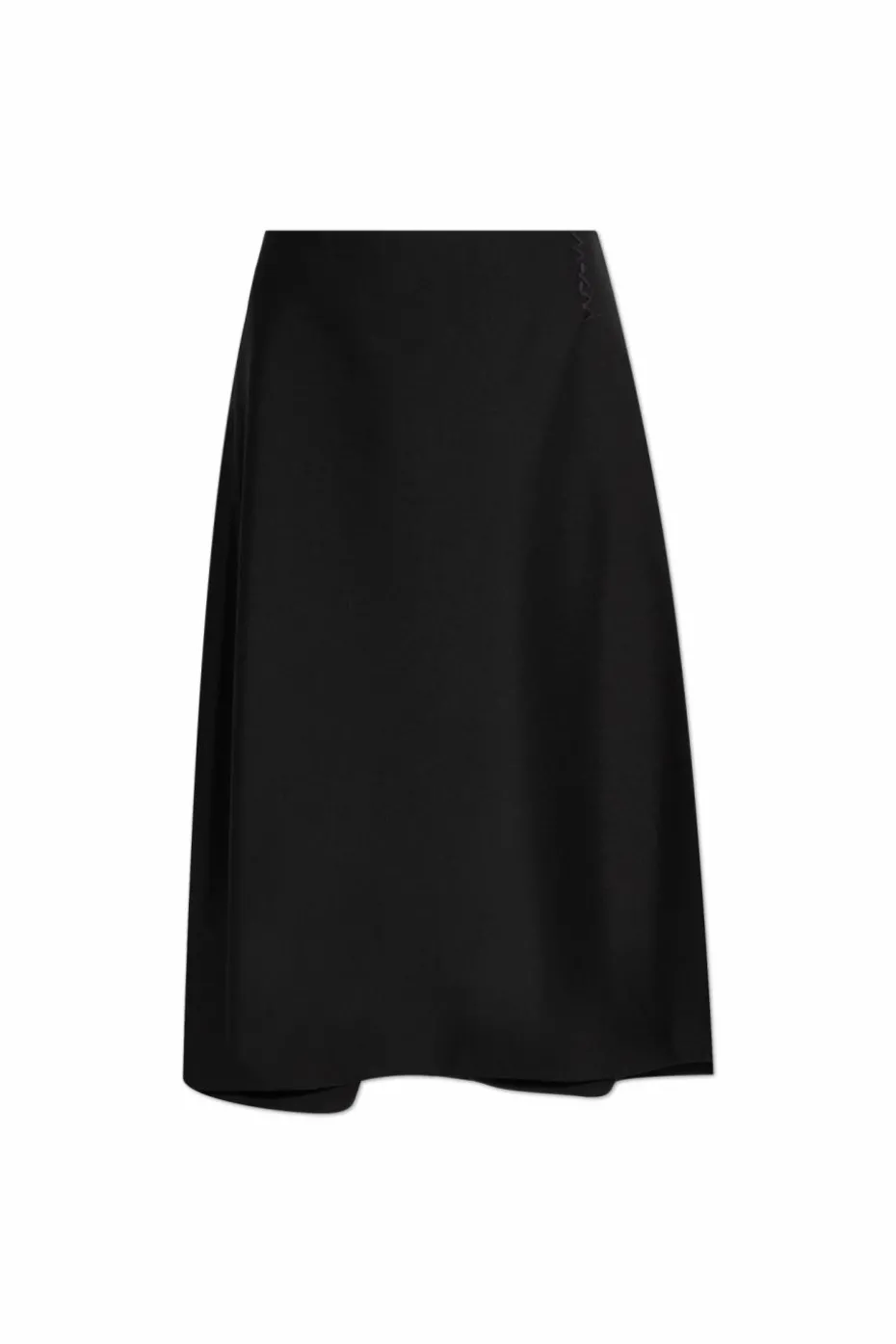 Marni BLACK Skirt with decorative stitching