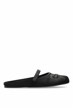Marni BLACK Slides with a bow