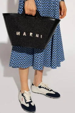 Marni BLACK ‘Tropicalia’ shopper bag