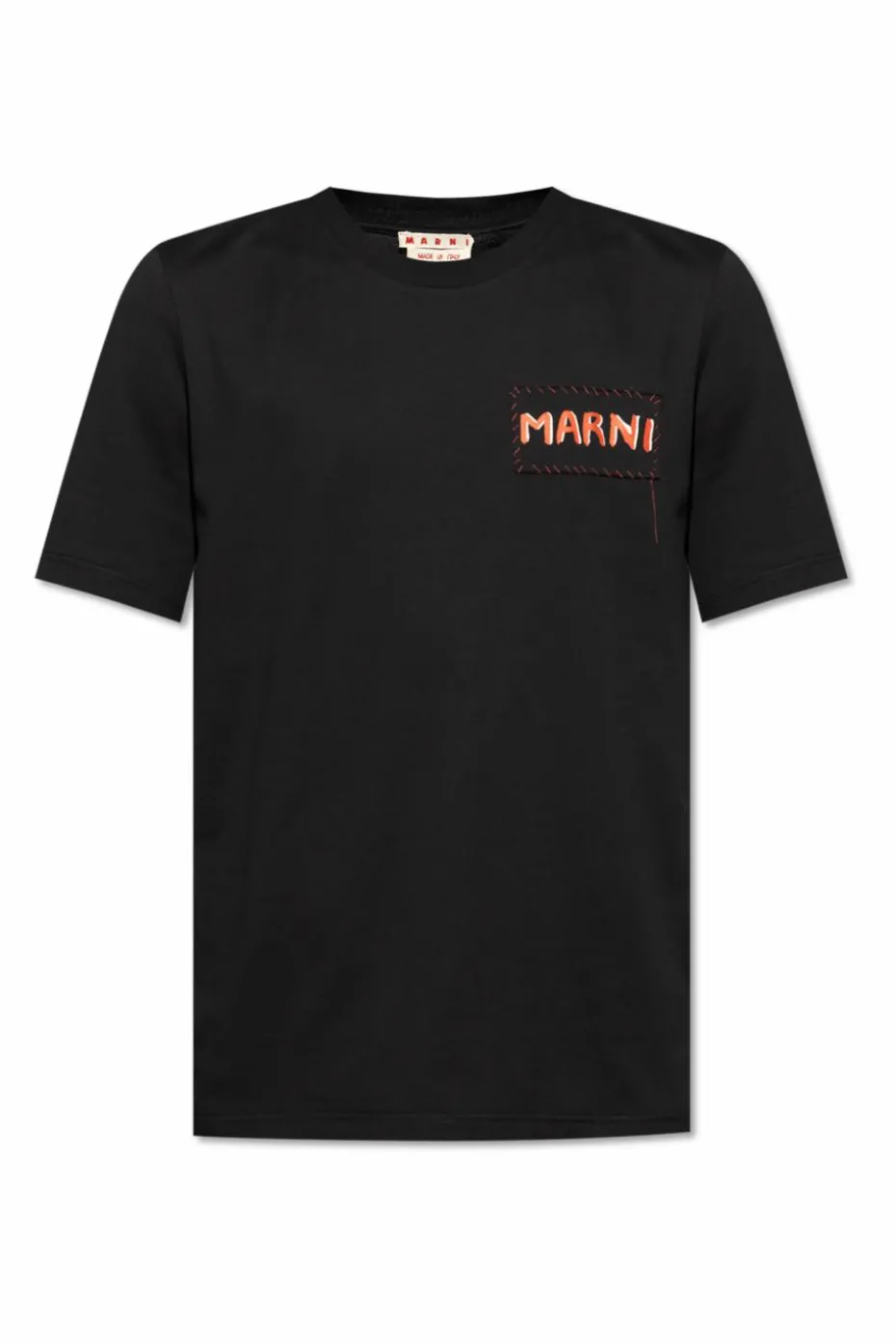 Marni BLACK T-shirt with logo