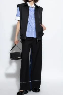 Marni BLACK Vest with logo
