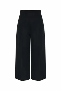 Marni BLACK Wool pleated trousers