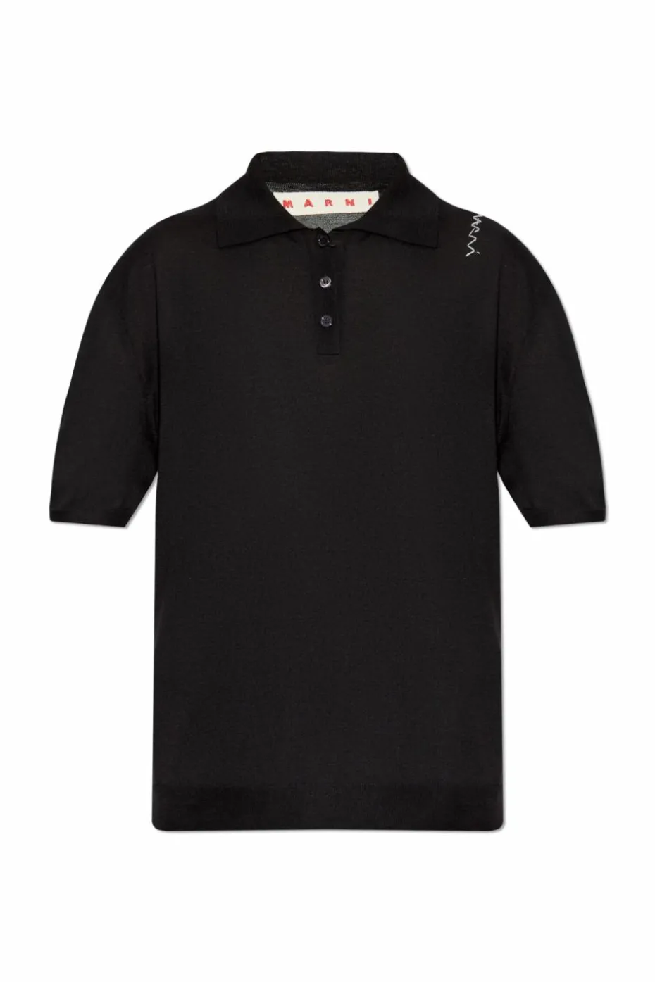 Marni BLACK Wool Polo