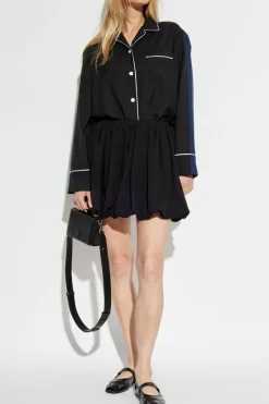 Marni BLACK Wool shirt with vintage effect