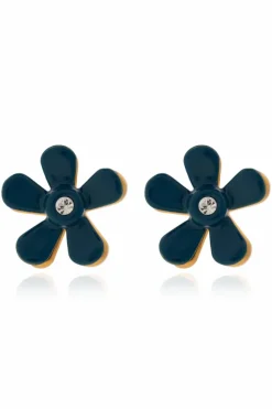 Marni BLUE Brass earrings