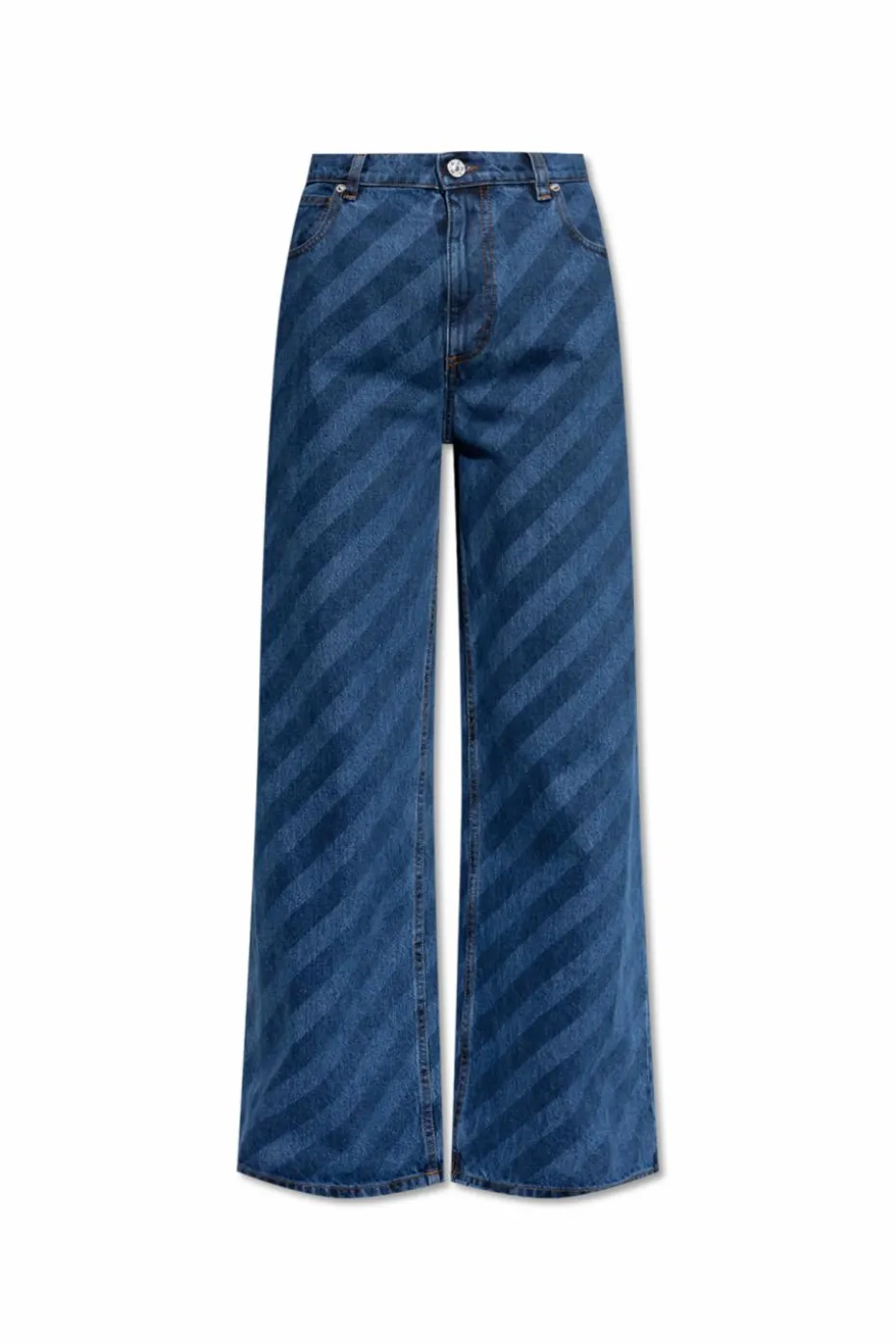 Marni BLUE High-waisted jeans