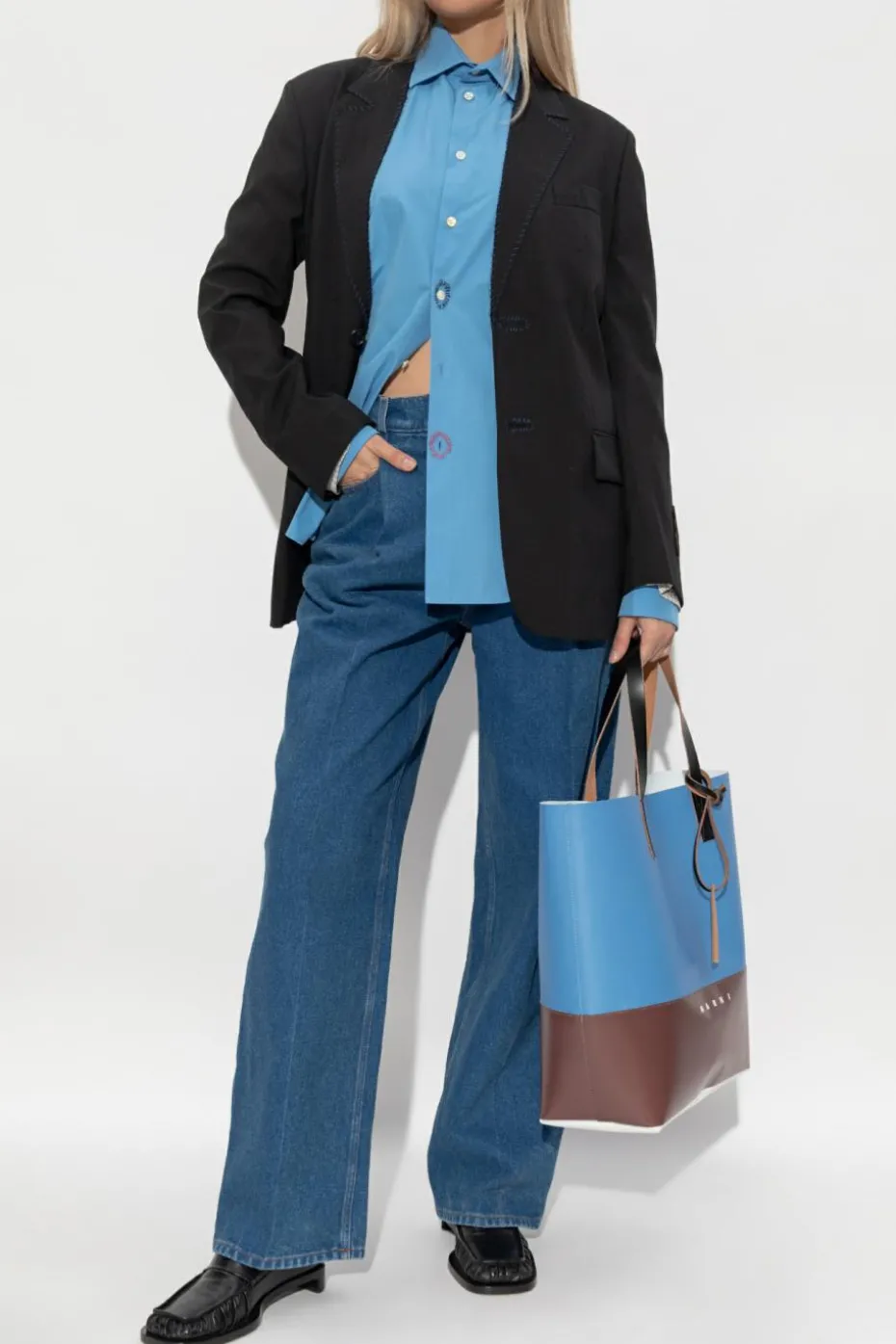 Marni BLUE Jeans with logo