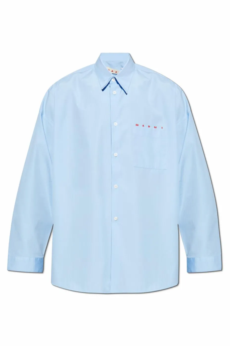 Marni BLUE Oversize shirt with pocket