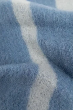 Marni BLUE Scarf with logo