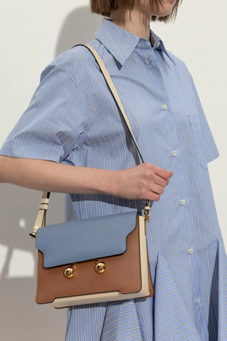 Marni BLUE Shoulder bag ‘Trunkaroo Medium’