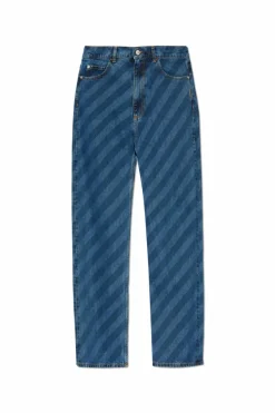 Marni BLUE Straight-leg jeans
