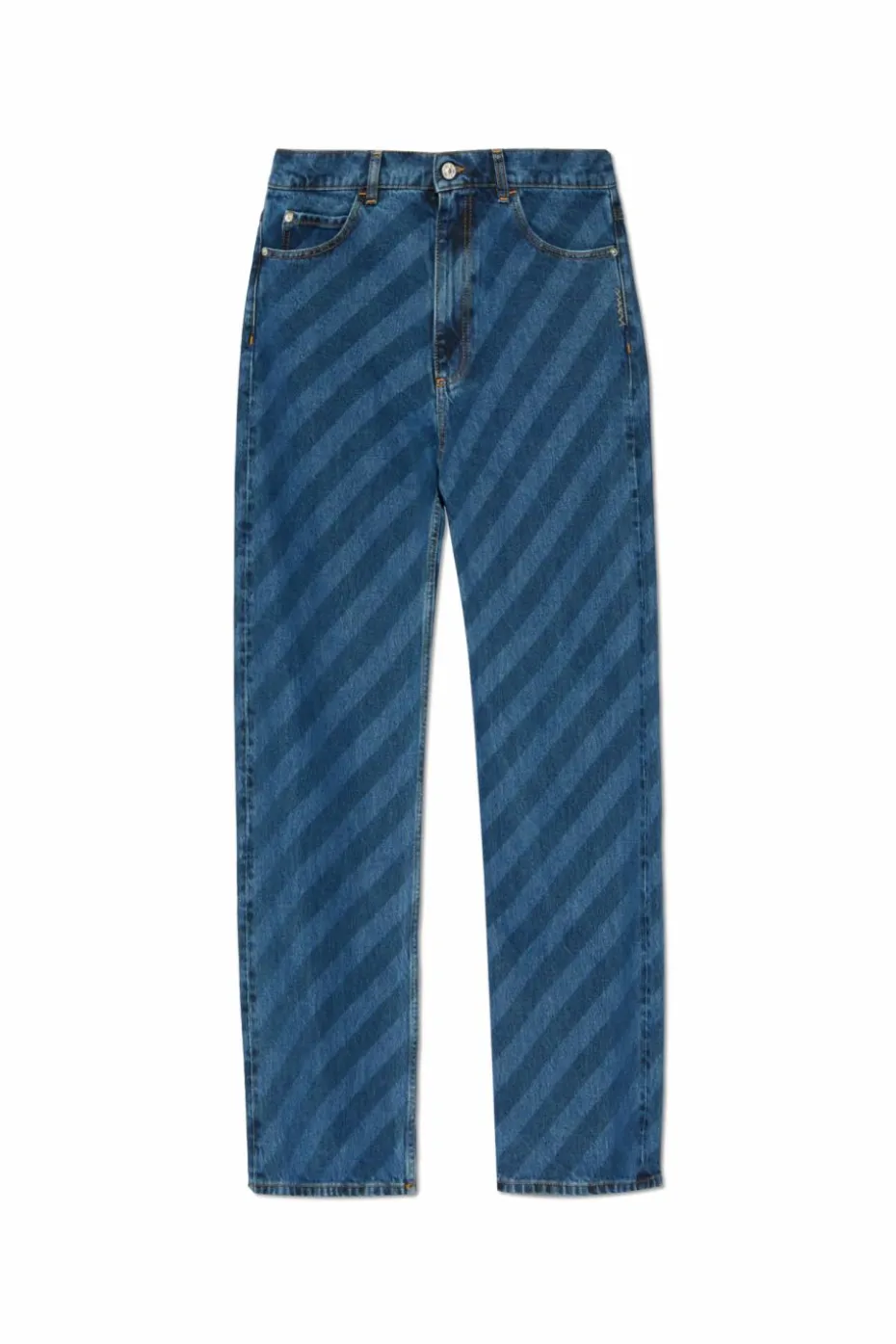 Marni BLUE Straight-leg jeans